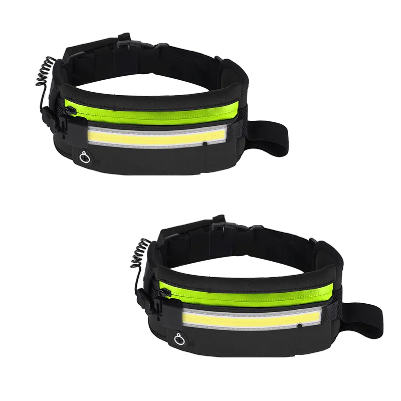 1000 Lumens Waist Light For Running In The Night Red