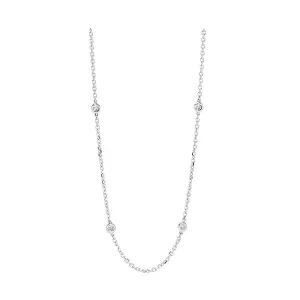 14KT White Gold & Diamond Stunning Neckwear Necklace  - 5/8 ctw