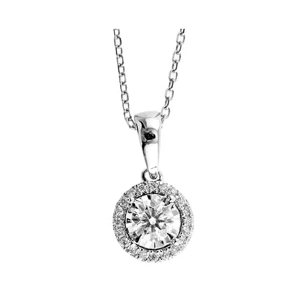 14KT White Gold & Diamonds Stunning Neckwear Pendant  - 1/4 ctw