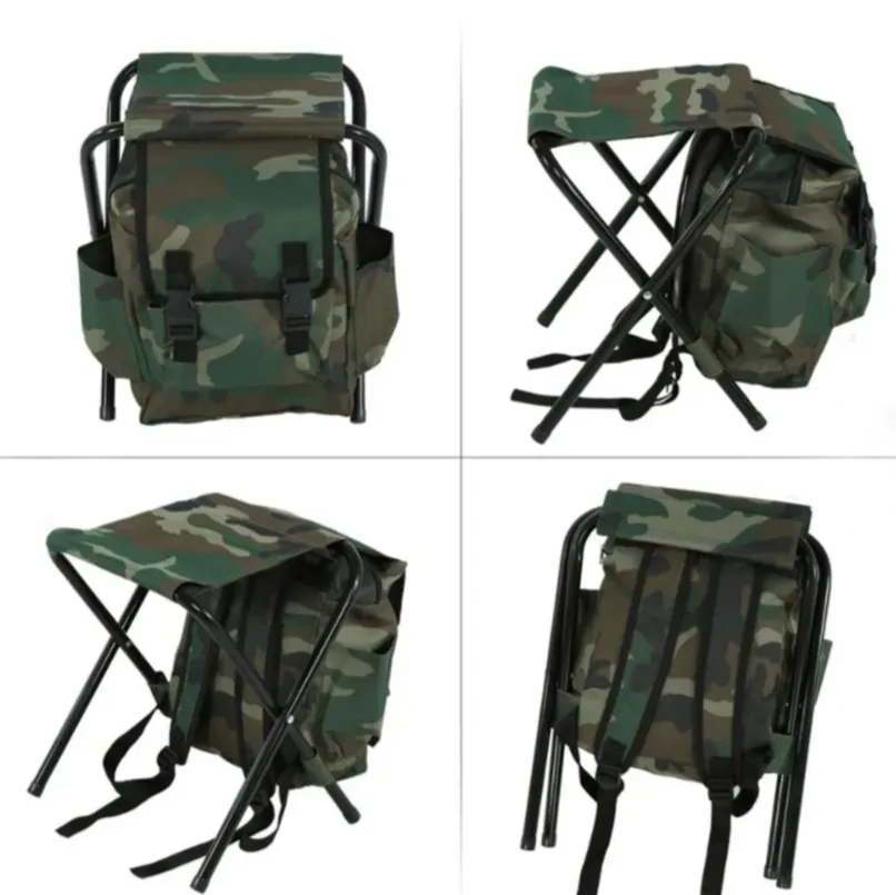 2-In-1 Folding Fishing Chair Bag Ti-37