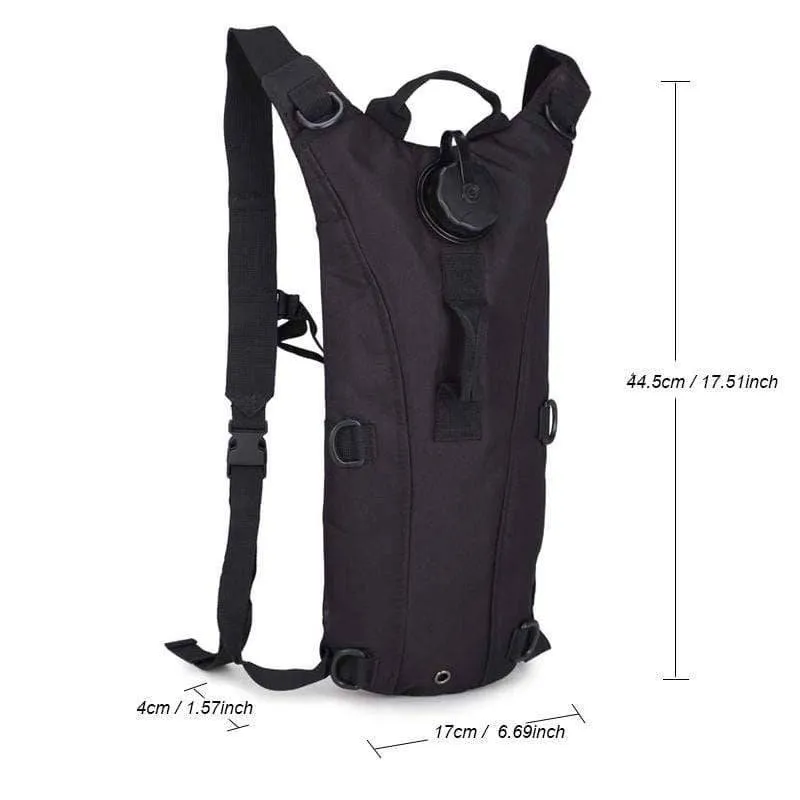 3L Tactical Hydration Backpack - Military Molle Water Bag for Outdoor Activities