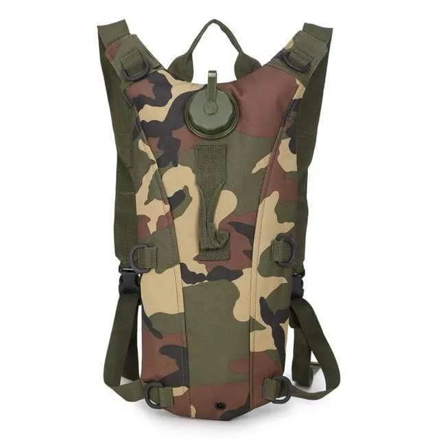 3L Tactical Hydration Backpack - Military Molle Water Bag for Outdoor Activities