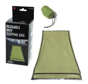 84"x36" Reusable Bivy Sleeping Bag Army Green Lightweight Durable