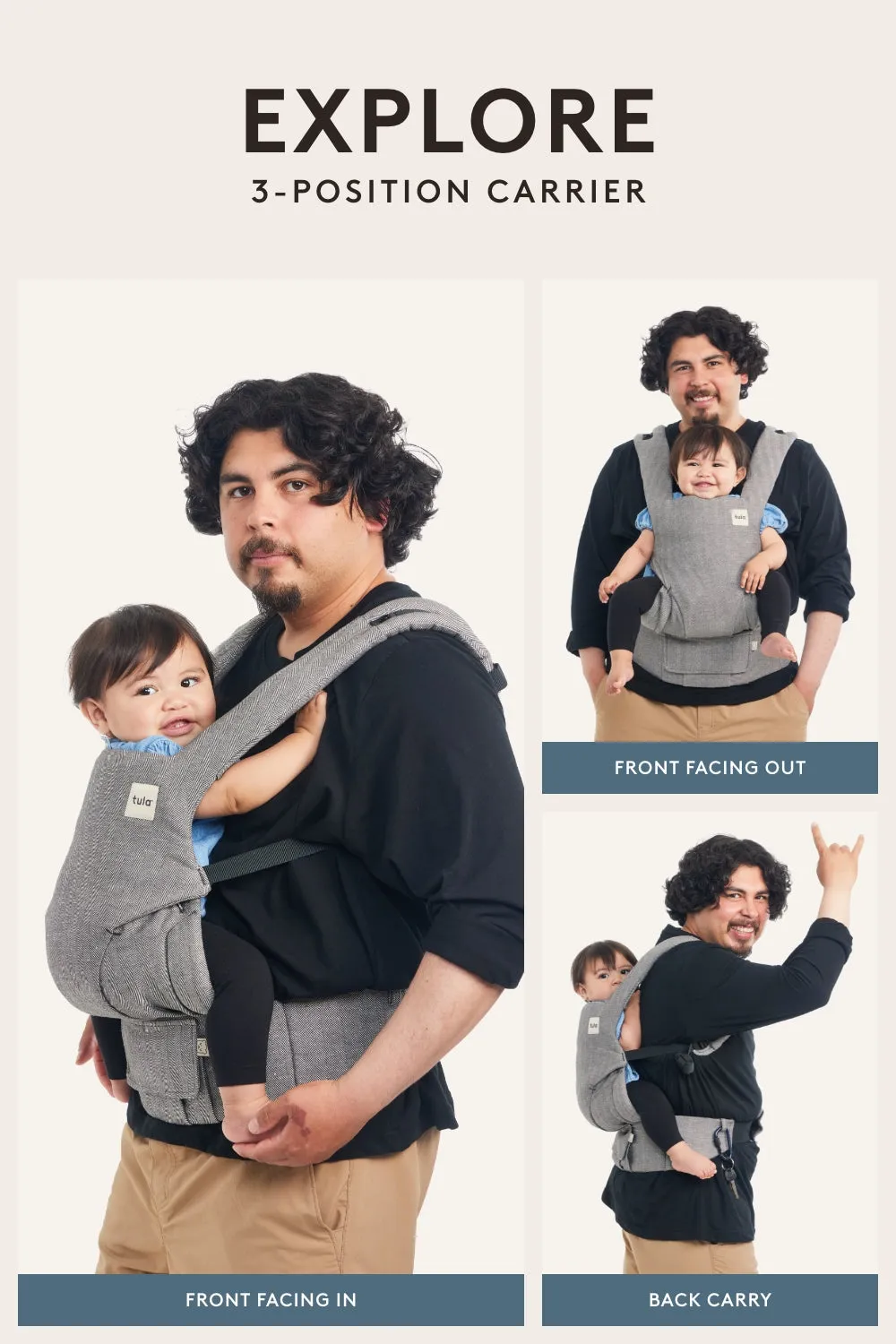 Aran Polar Lights - Signature Woven Explore Baby Carrier