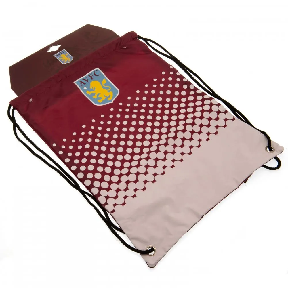 Aston Villa FC Fade Design Gym Bag