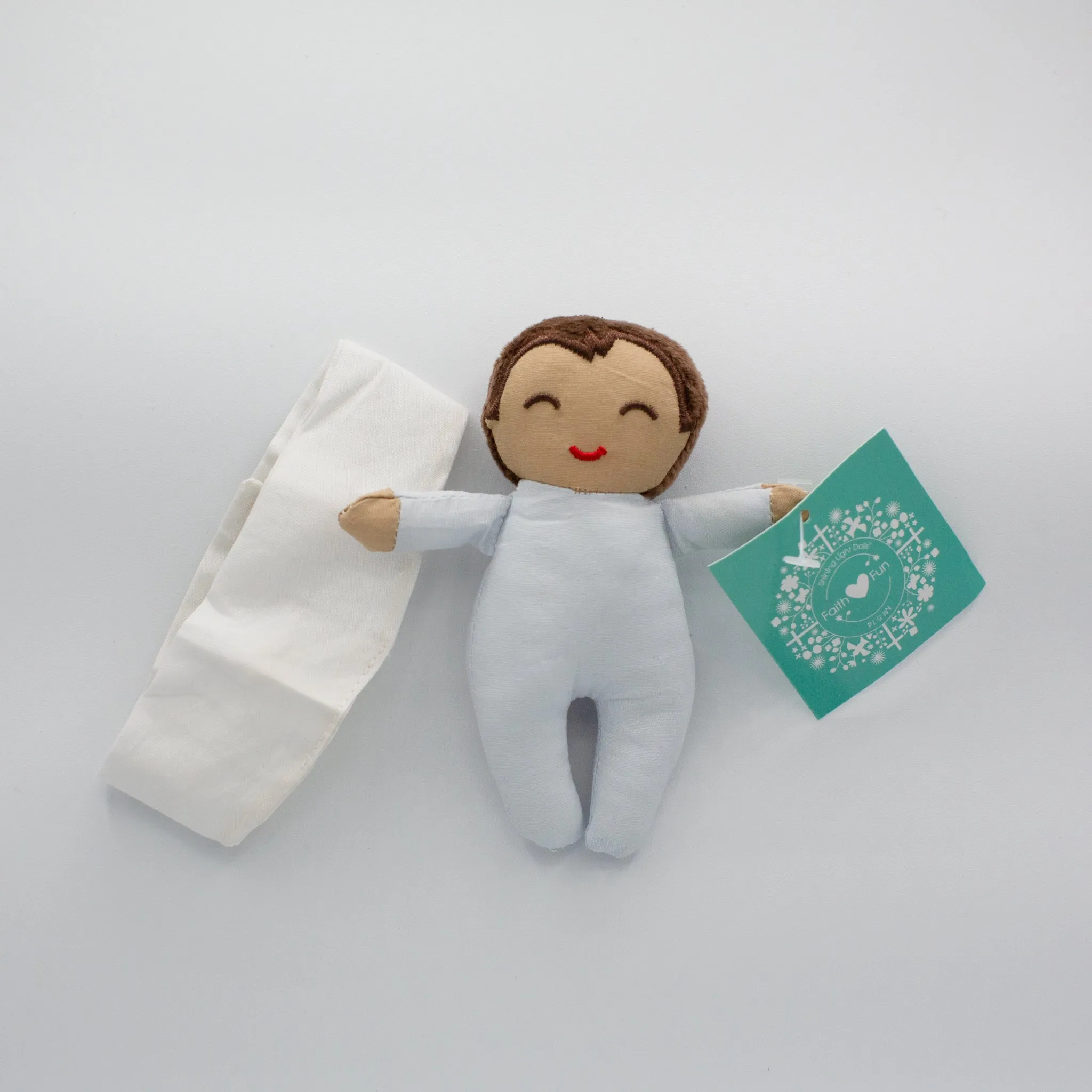 Baby Jesus Rag Doll & Wrap Carrier Set