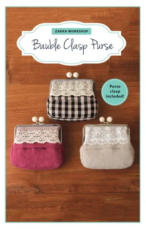 Bauble Clasp Purse Kit from Zakka Workshop