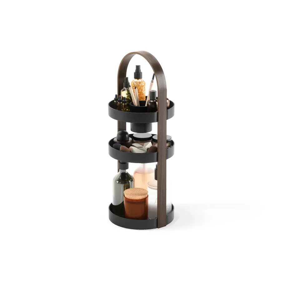 Bellwood Cosmetic Organizer Black/Walnut