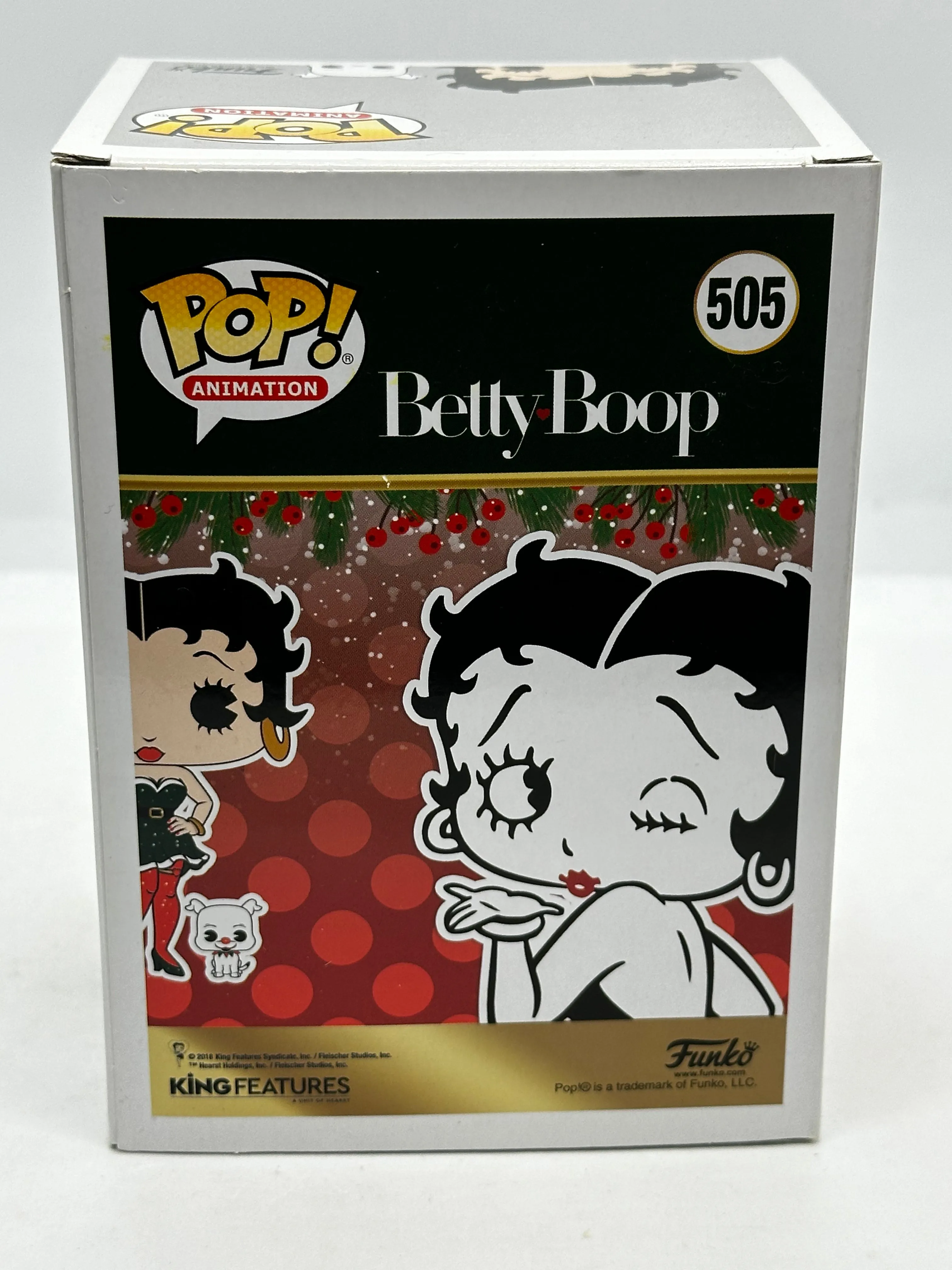 Betty Boop - Elf Betty Boop & Pudgy Diamond Glitter Funko Shop Exclusive Pop! Vinyl