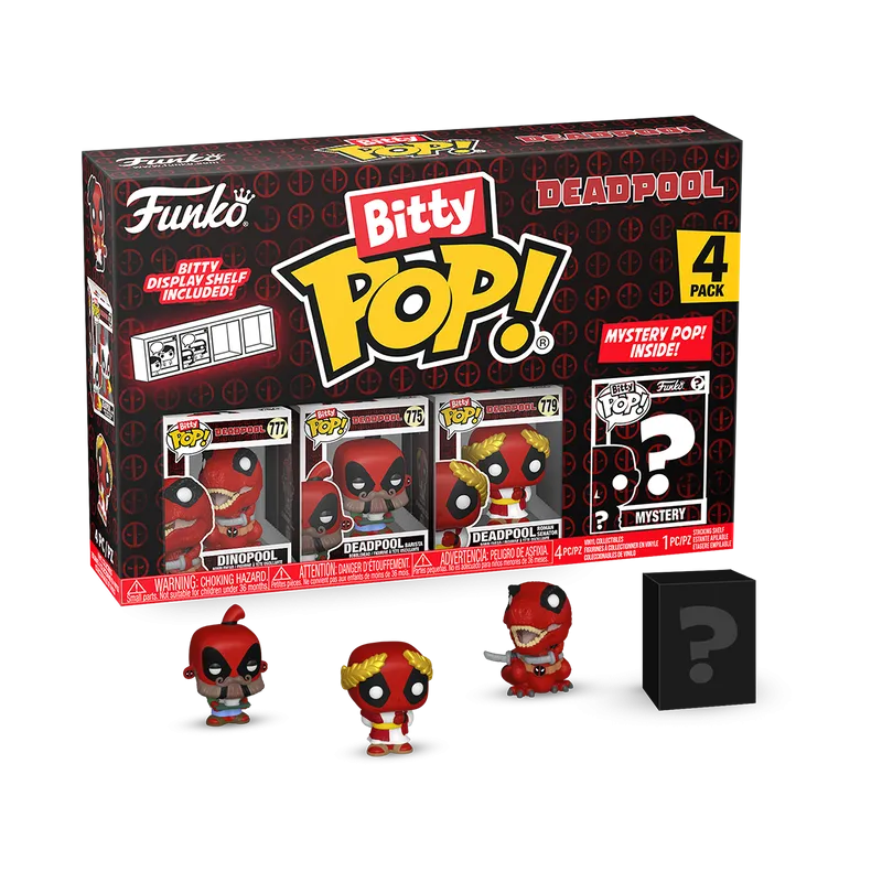 Bitty POP: Deadpool - Dinopool 4PK