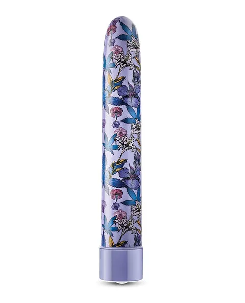 Blush Limited Addiction Floradelic 7 inch Rechargeable Vibe - Purple