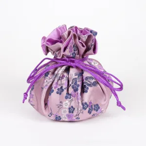 Brocade Jewelry Pouch Cherry Blossom - Mauve