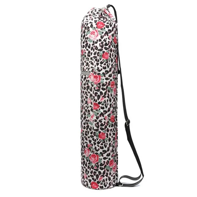 Colorful Bohemian Yoga Mat Bag. Adjustable Strap. WickedYo.