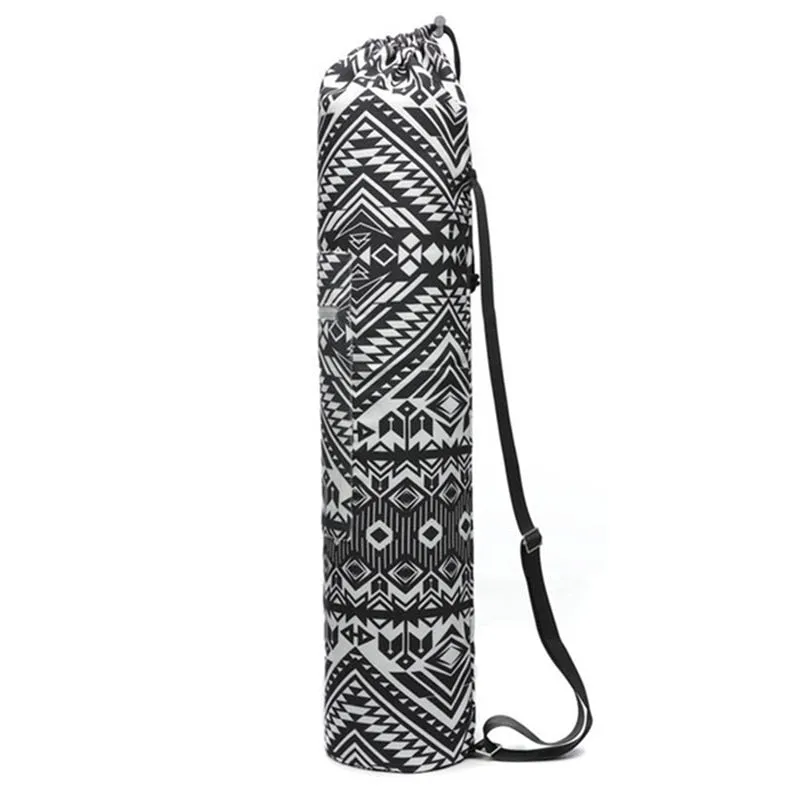 Colorful Bohemian Yoga Mat Bag. Adjustable Strap. WickedYo.