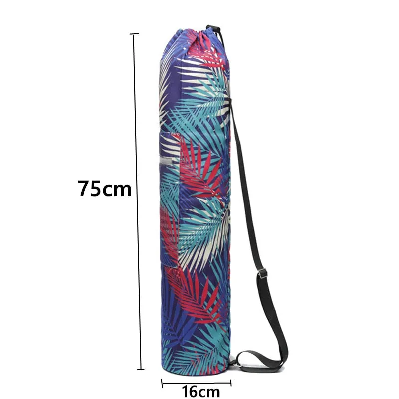 Colorful Bohemian Yoga Mat Bag. Adjustable Strap. WickedYo.