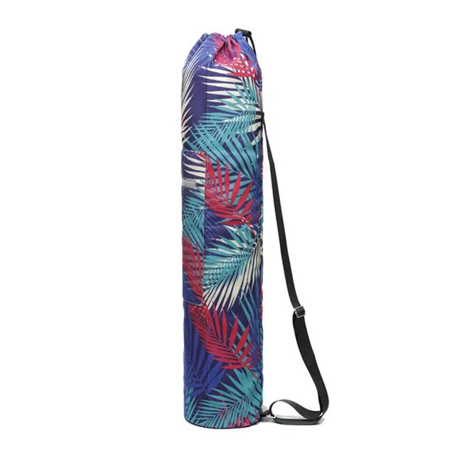 Colorful Bohemian Yoga Mat Bag. Adjustable Strap. WickedYo.