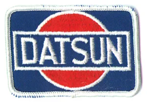 DATSUN LOGO RECTANGLE PATCH (II3)