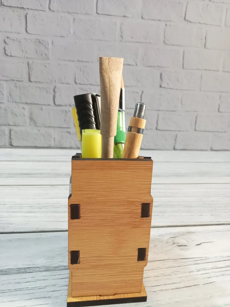 Desk Organizer With Clock | Pen Holder | Corporate Gifts