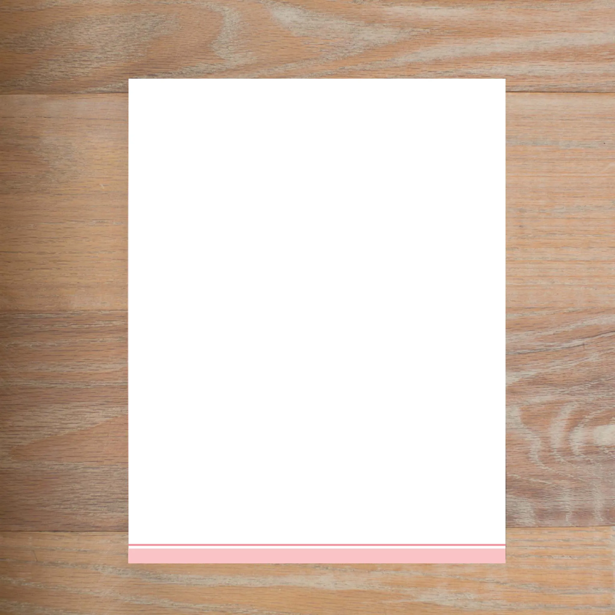 Duo Tone Custom Letterhead