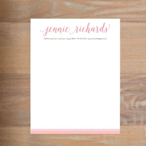 Duo Tone Custom Letterhead