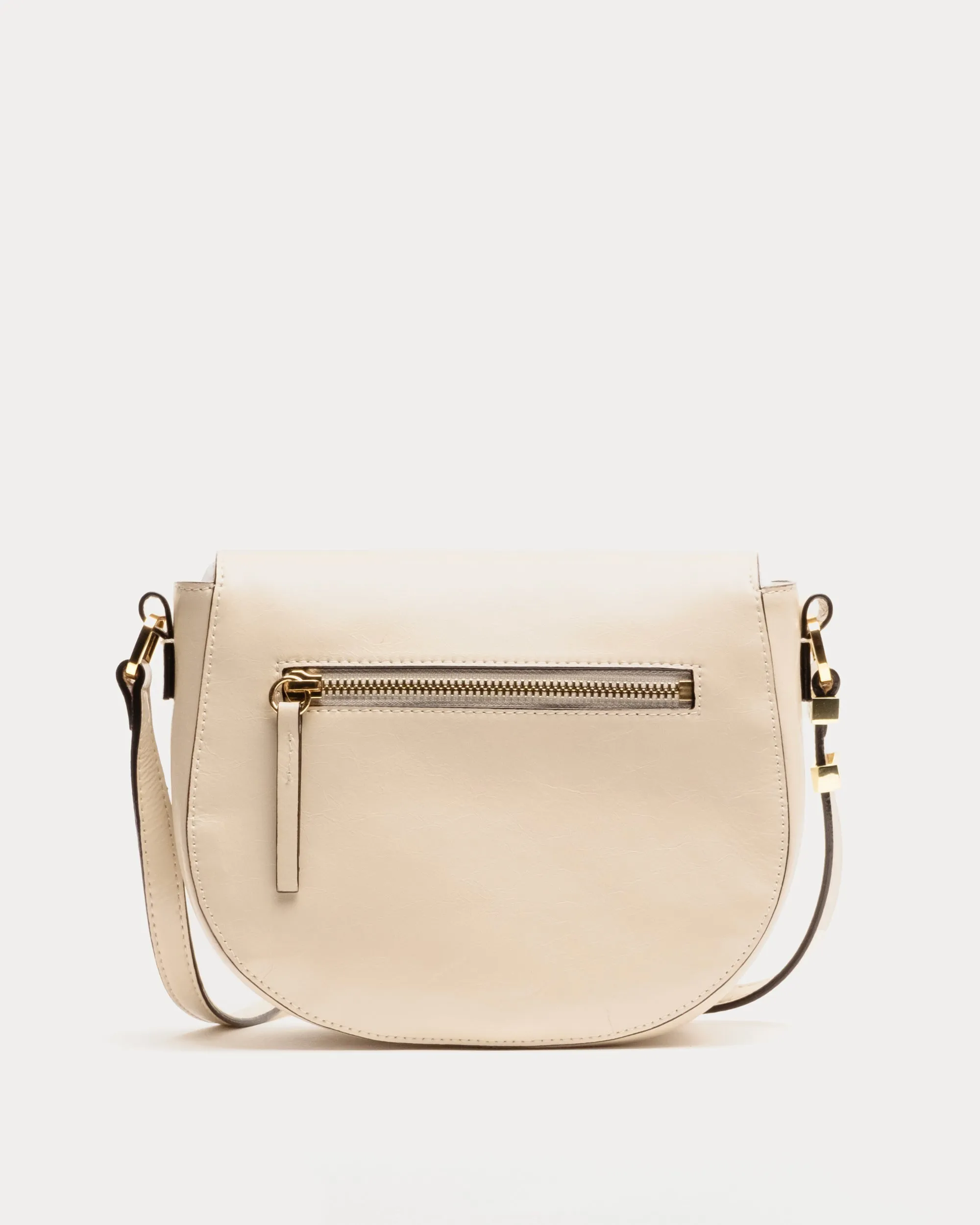 Ellen Saddle Bag Crinkled Leather