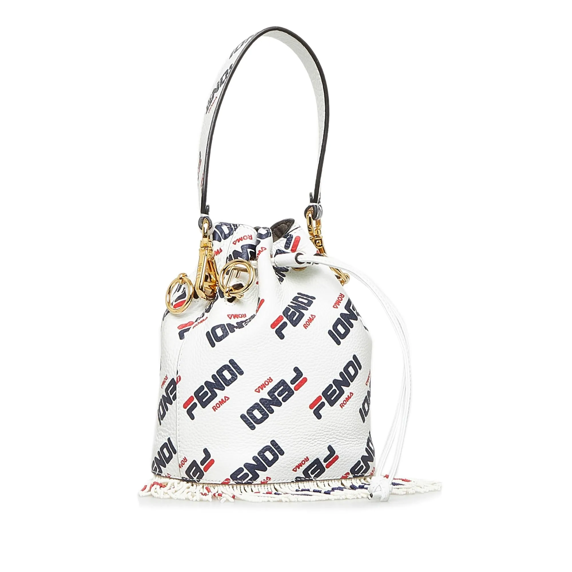 Fendi Fendi X Fila Mania Mini Mon Tresor Bucket Bag (SHG-3HLho5)