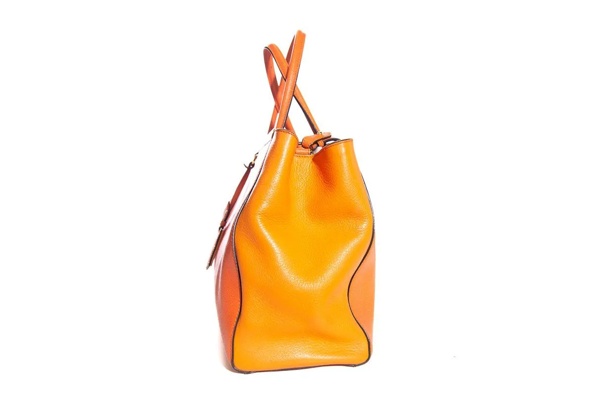 Fendi Orange Medium 2Jours Tote Bag