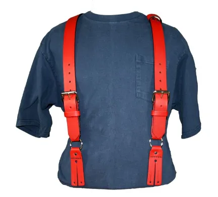 FIREFIGHTER’S SUSPENDERS, BUTTON ATTACHMENT