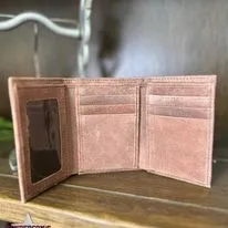 Floral Tooled Wallet