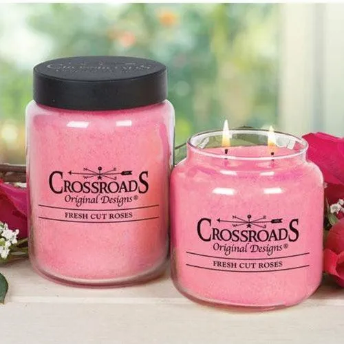 Fresh Cut Roses Jar Candle, 26oz