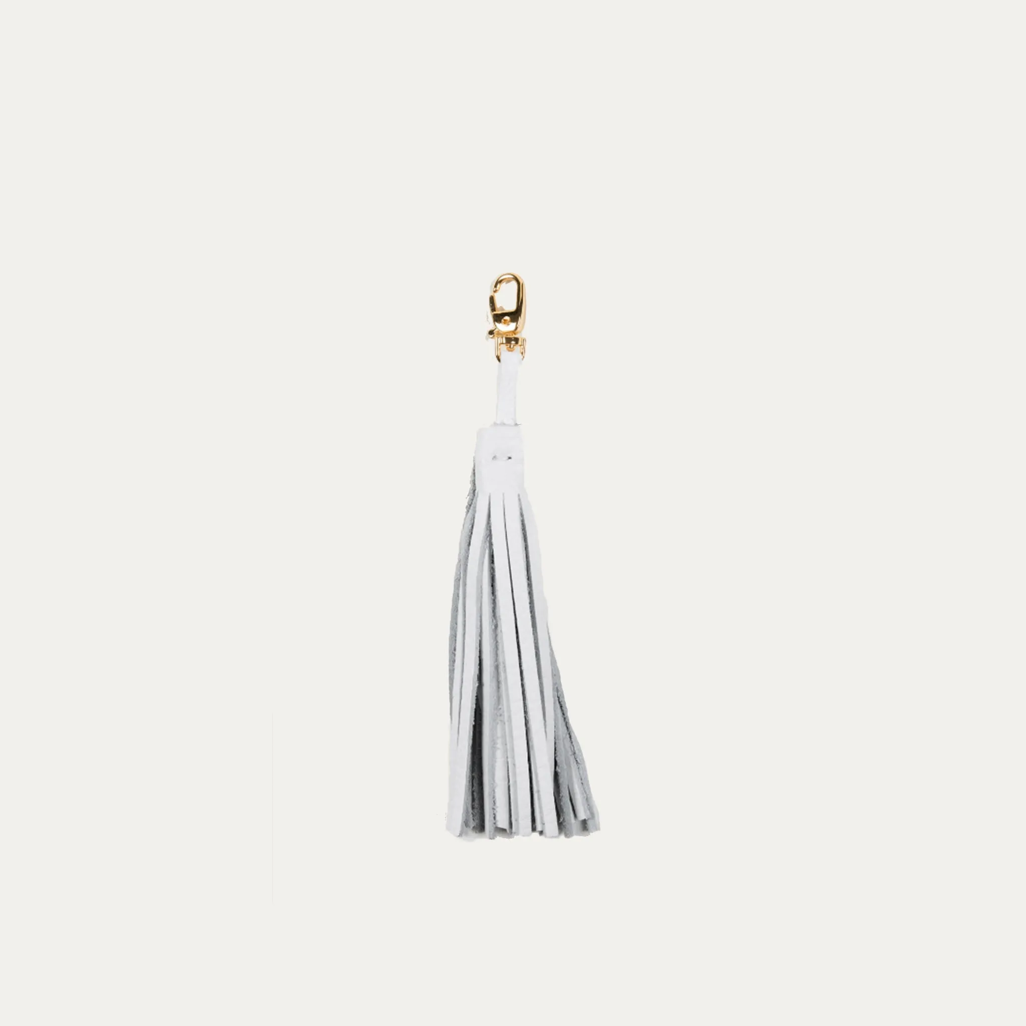 Fringe Tassle | White   Gold Hardware