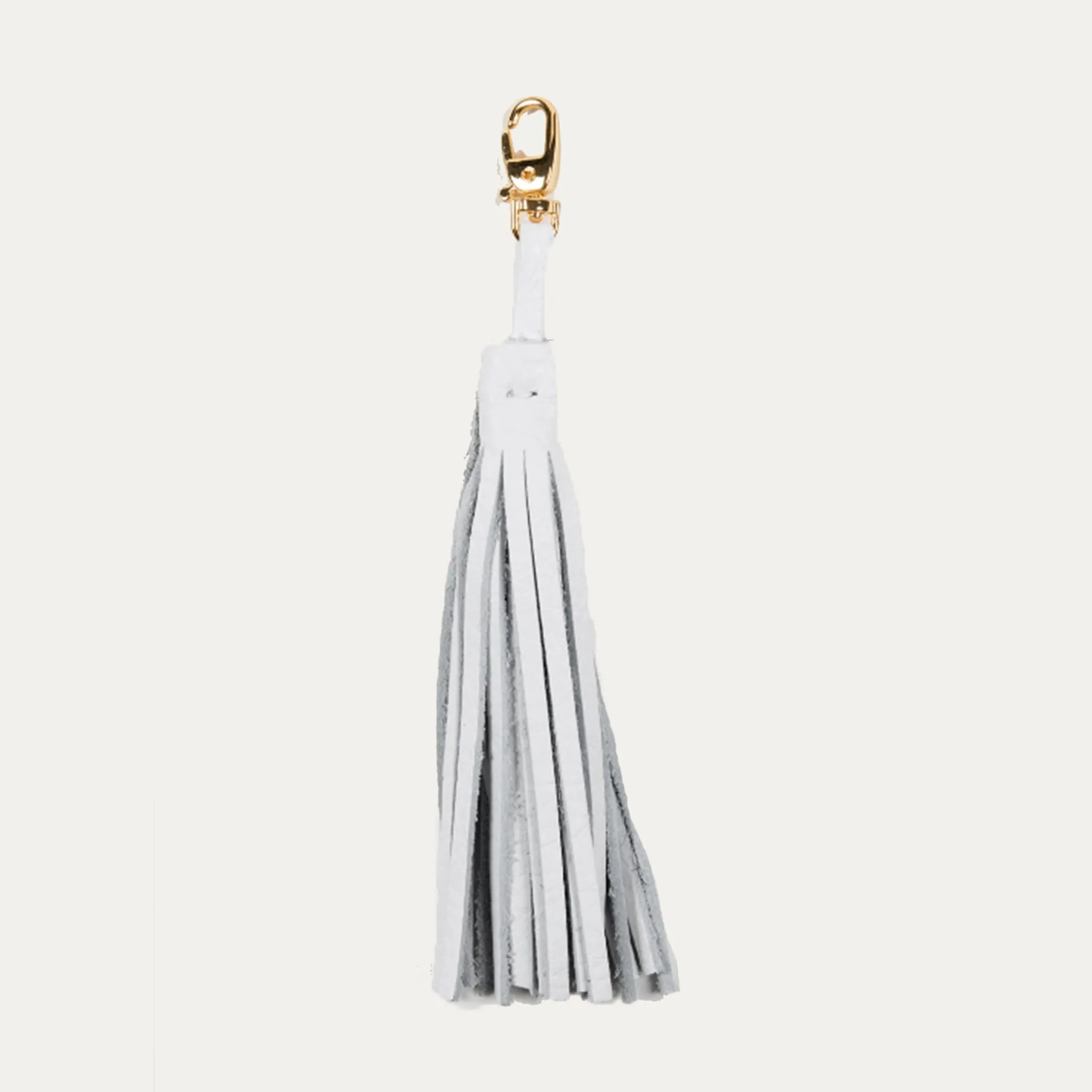 Fringe Tassle | White   Gold Hardware