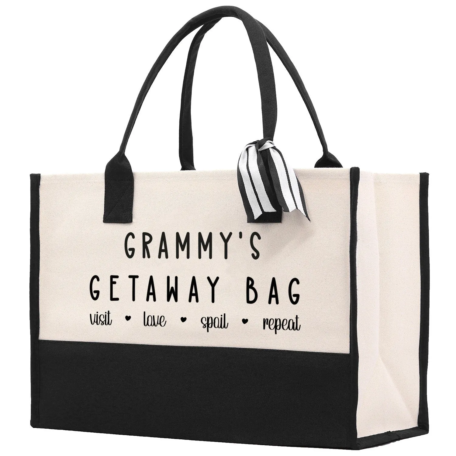 Grandma Tote Bag Grandma's Getaway Bag Grandma Nana Bag Grandma Gift Bag Shopping Bag Mothers Day Gift Live Love Spoil Bag Grandma GM1009