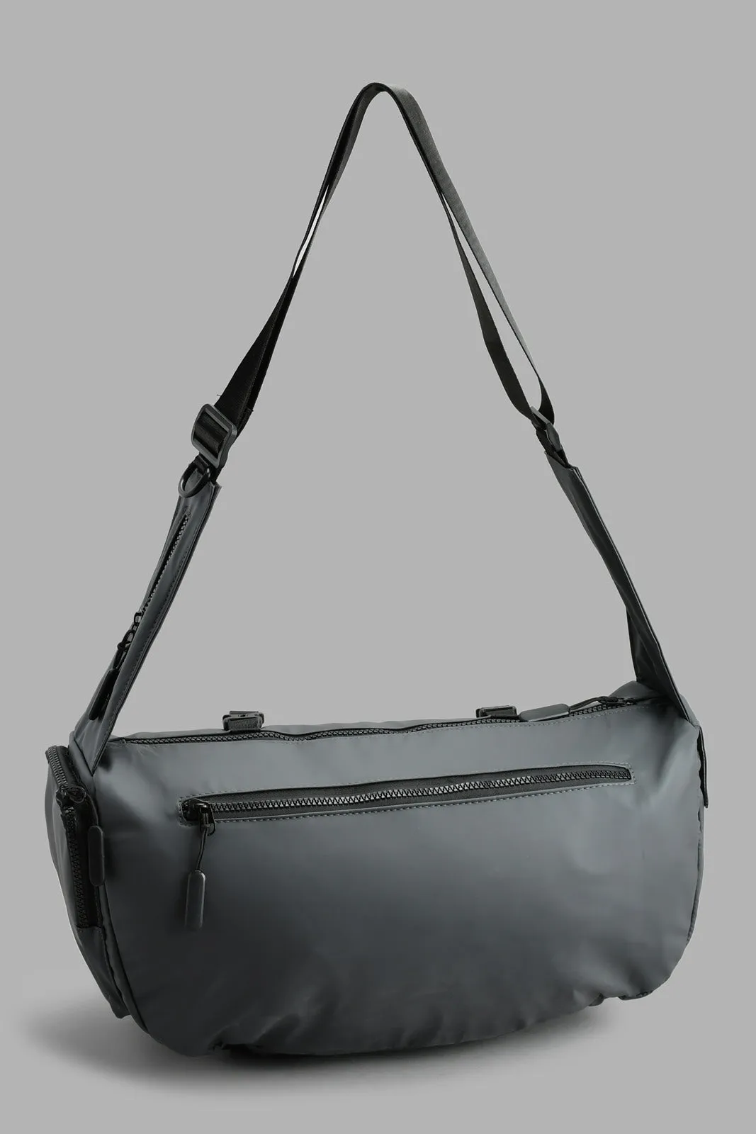 Grey Men's Duffle Bag