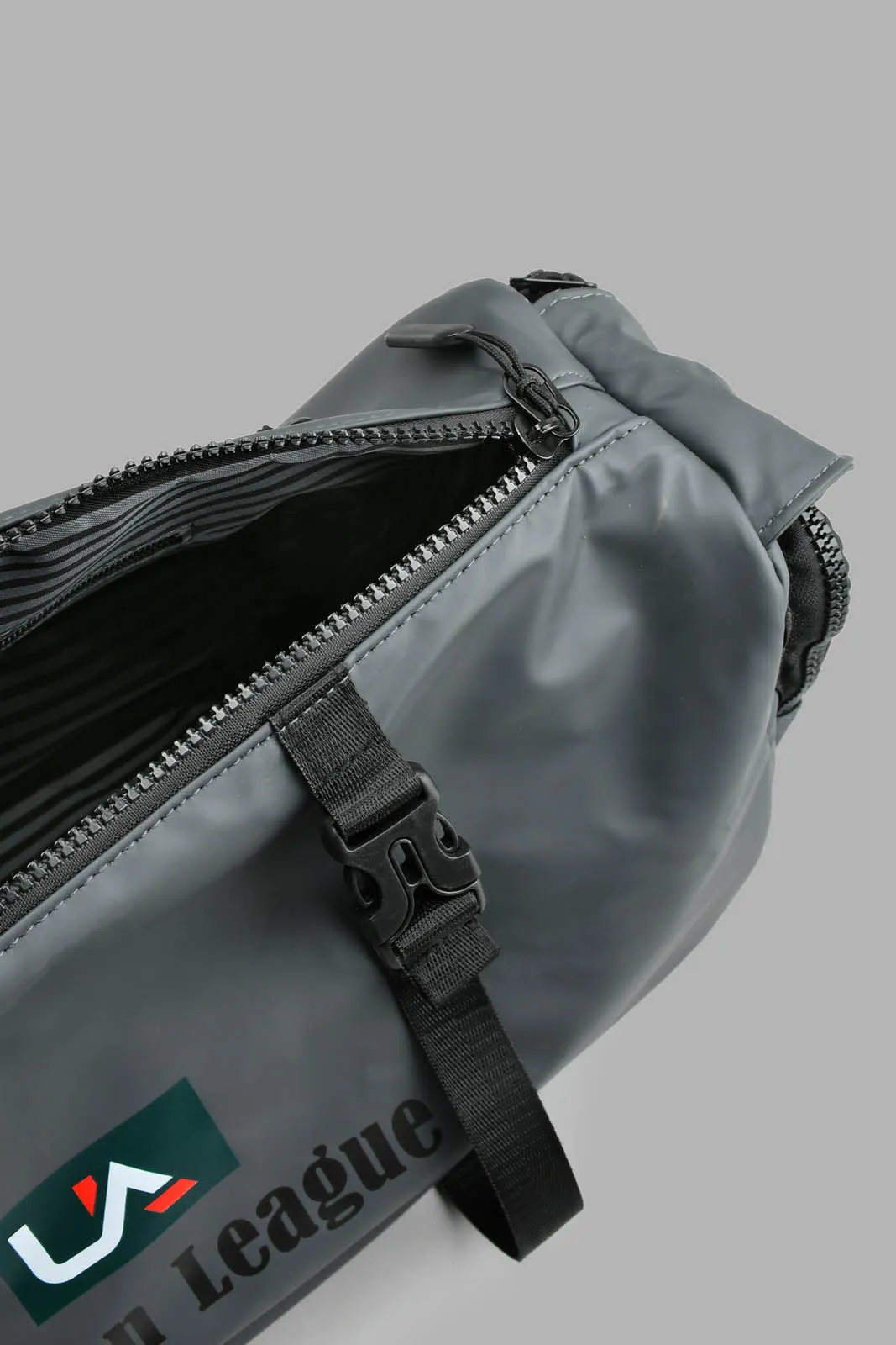 Grey Men's Duffle Bag