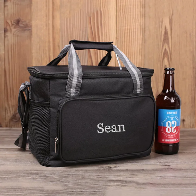 Groomsmen Gifts Personalized Beer Cooler Bag Customized Insulated Cooler Bag Cooler Bag with Strap C02