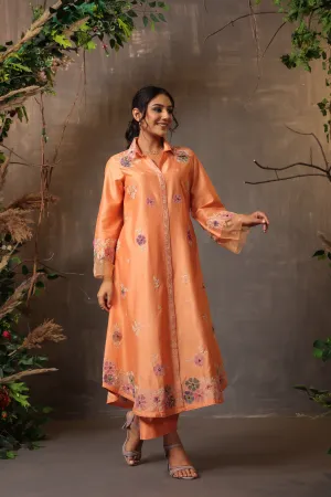 Gulshan Long Co-ord Peach