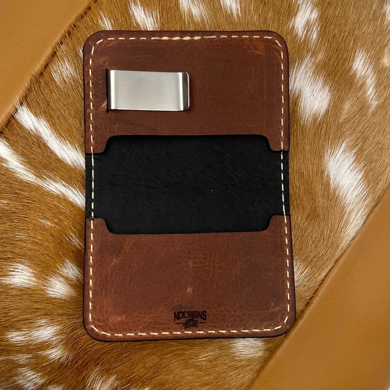 Handcrafted Premium Turkey Tracks Leather Wallet