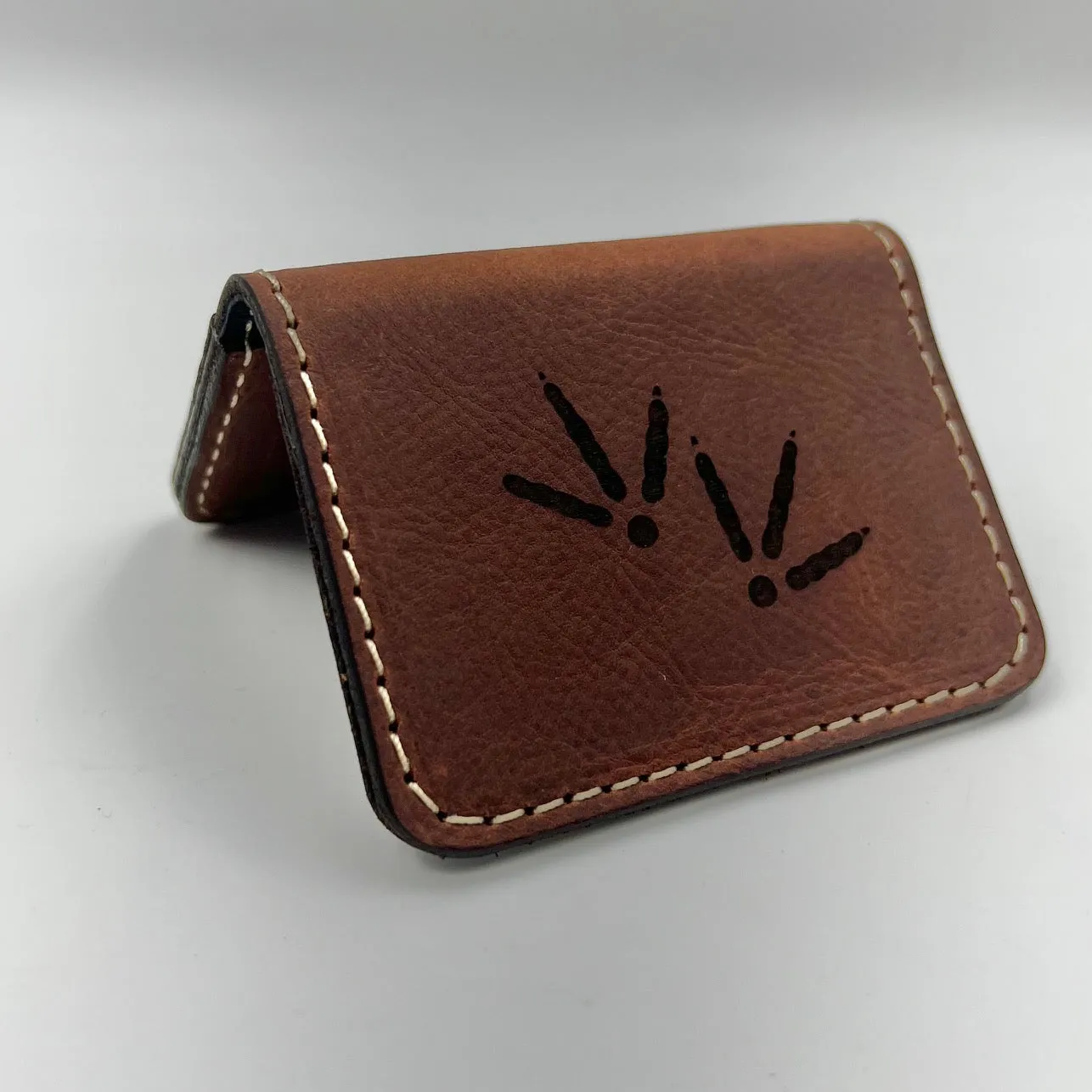 Handcrafted Premium Turkey Tracks Leather Wallet