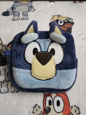 Her Universe Bluey and Bingo Zipper Bag/Coin Purse