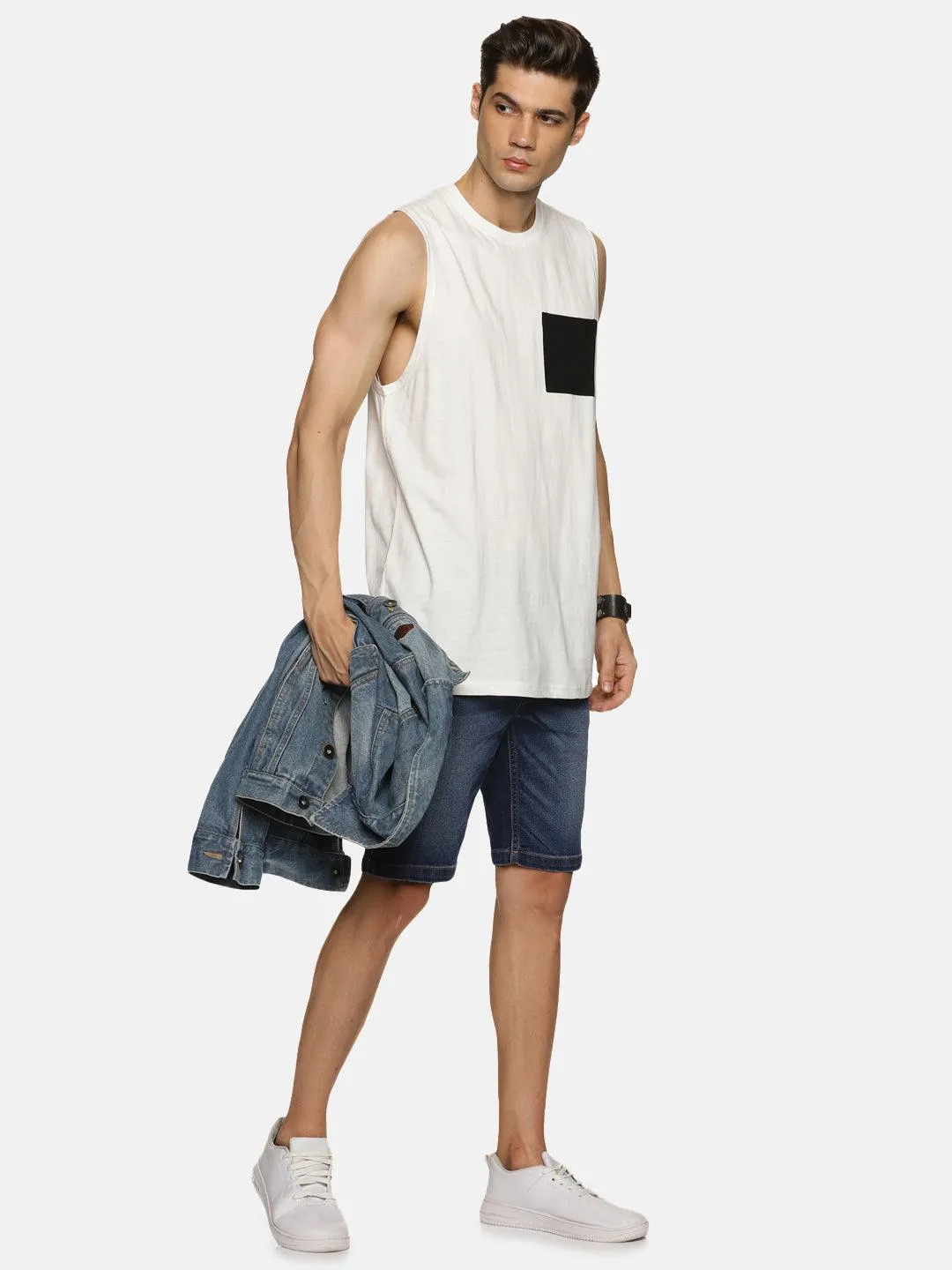 Impackt Men's Printed Oversized Tank