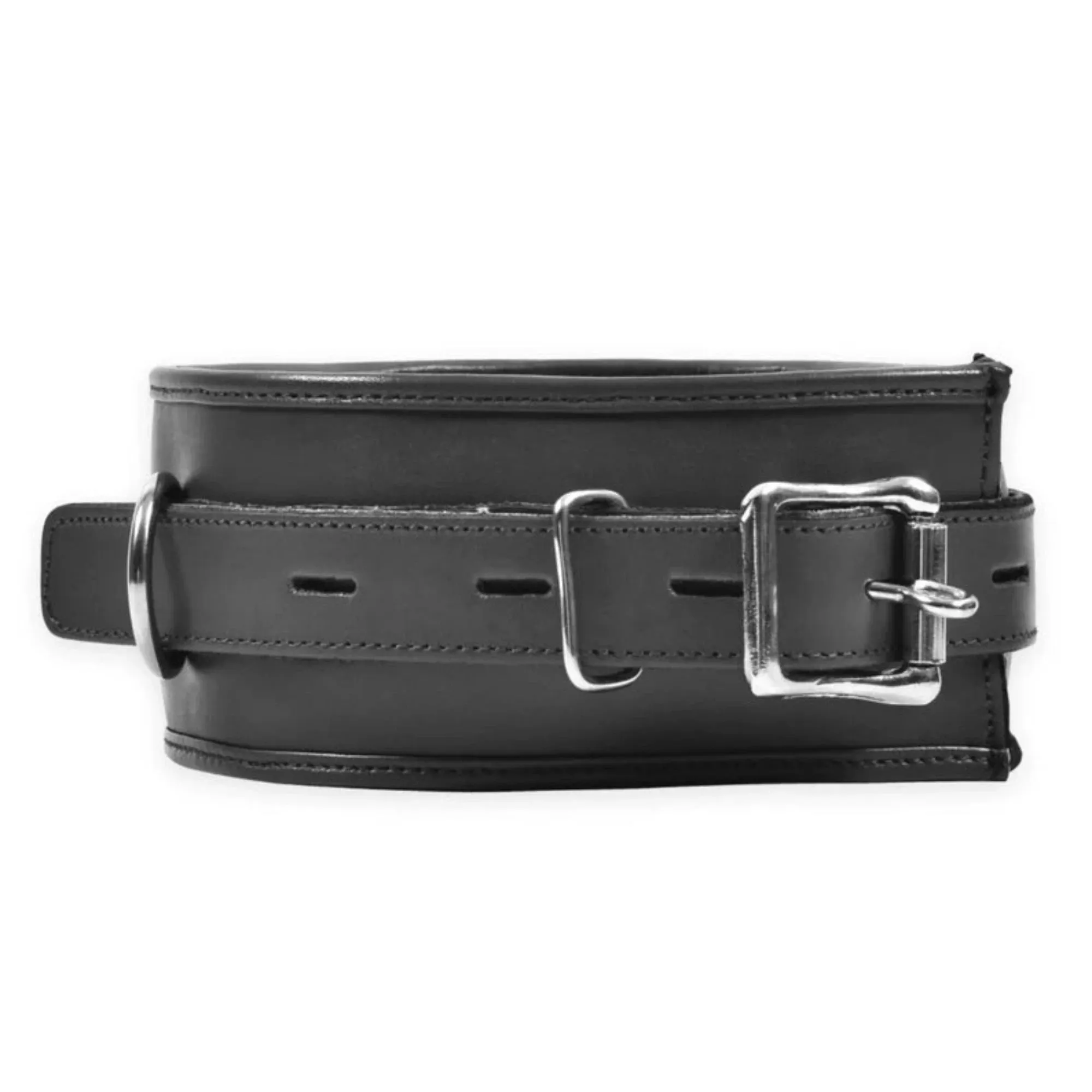 Leather Locking Thigh and Wrist Restraints Cuffs