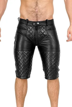 Leather Padded Shorts