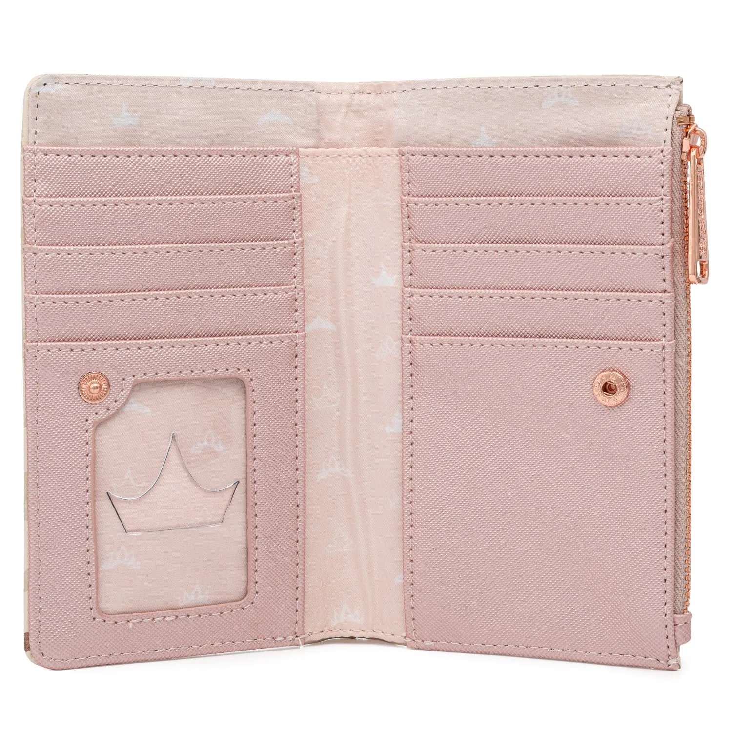 Loungefly Disney Ultimate Princess AOP Flap Wallet