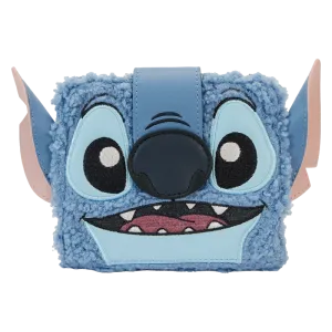 Loungefly Stitch Plush Sherpa Cosplay Bifold Wallet