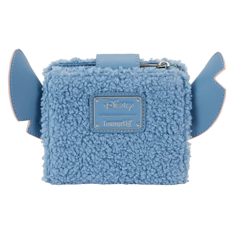 Loungefly Stitch Plush Sherpa Cosplay Bifold Wallet