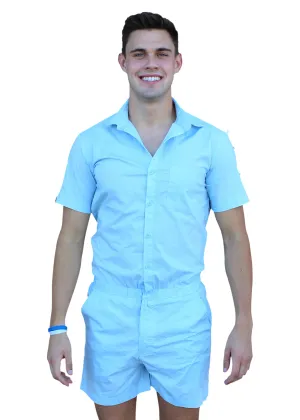 Male Romper - Sky Blue