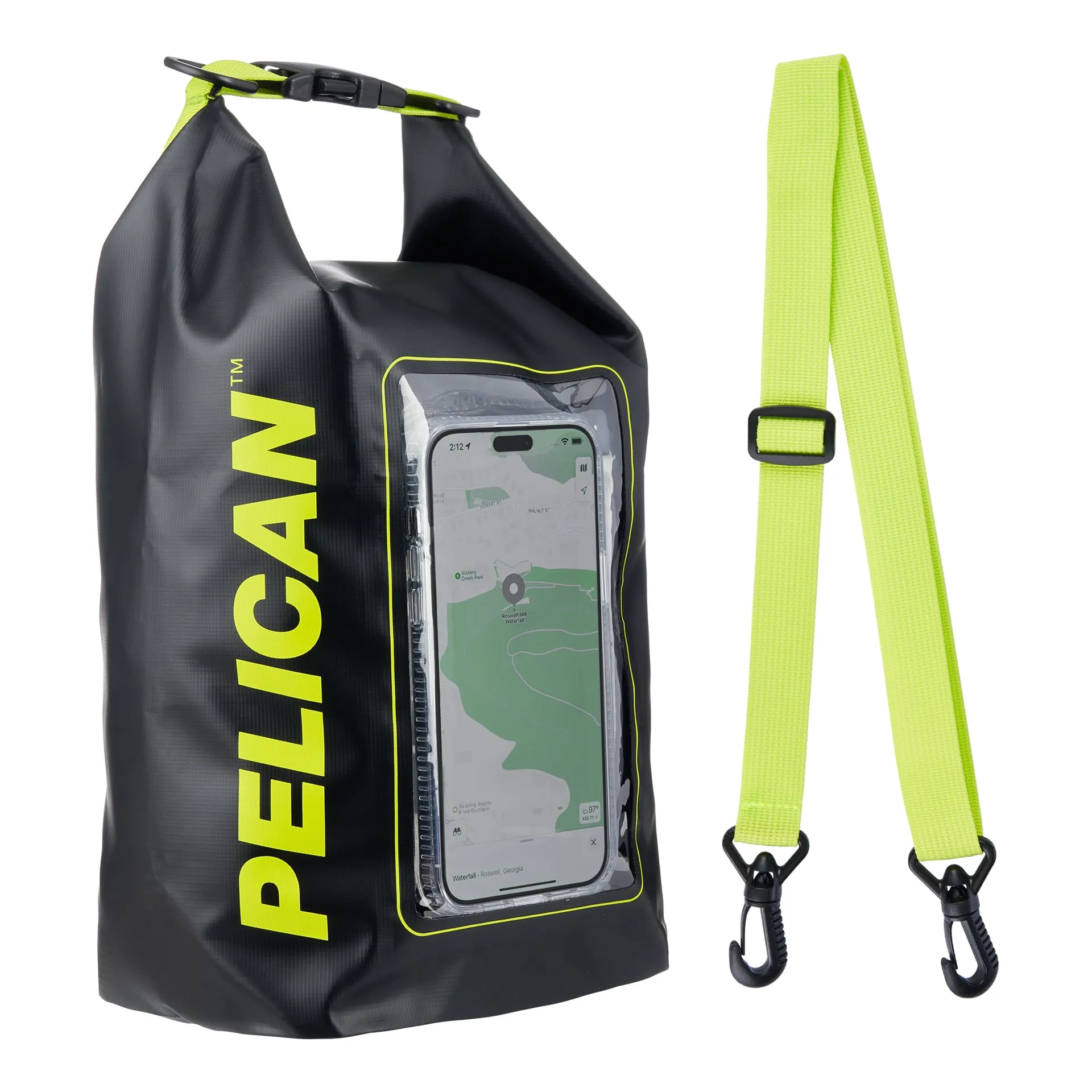 Marine Waterproof 5L Dry Bag (Black/Hi Vis Yellow) - Dry Bag