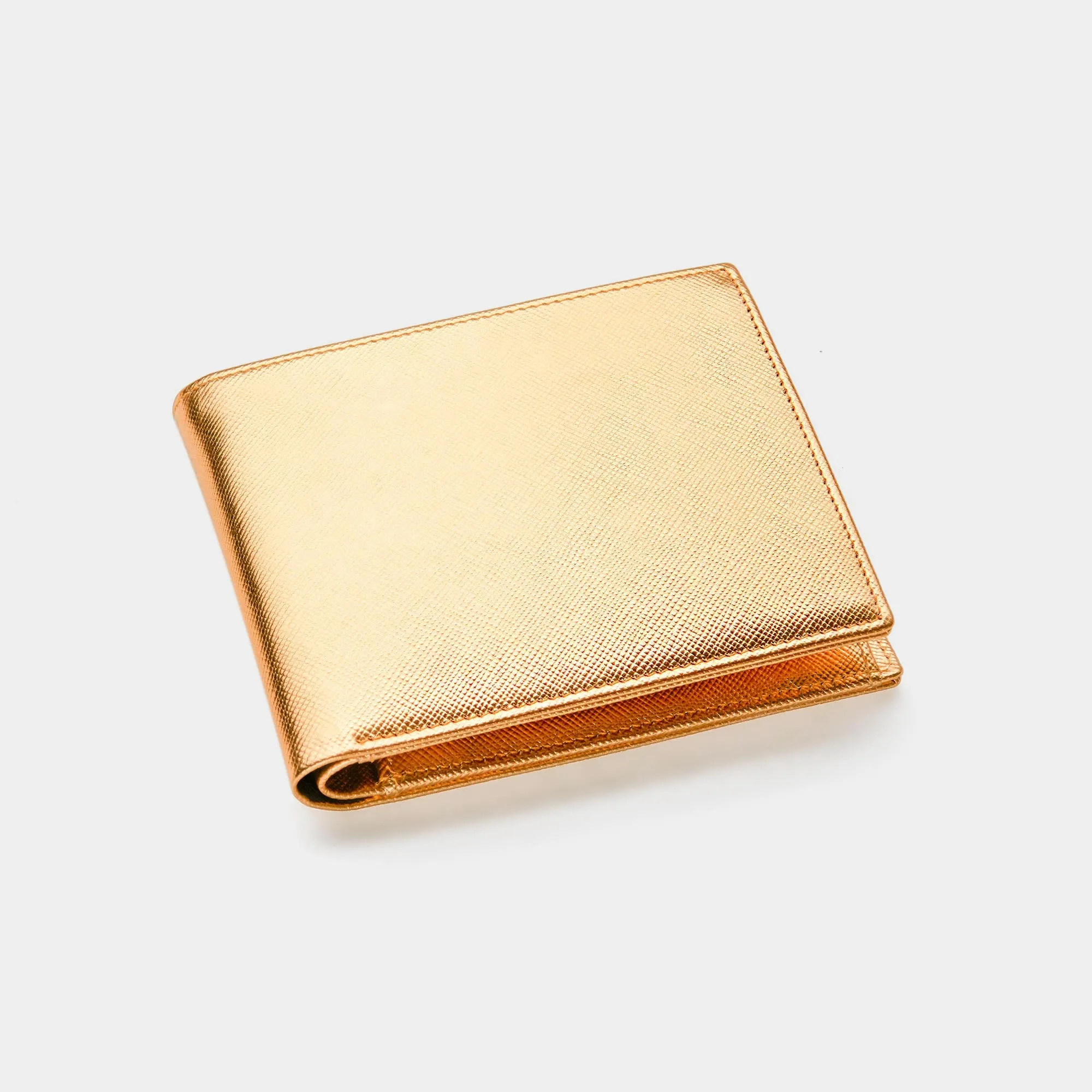 Men's Wallet  ANTORINI in Gold Saffiano