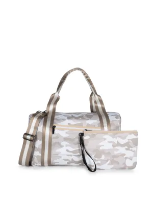 Morgan Sahara Neoprene Weekender with Monogram